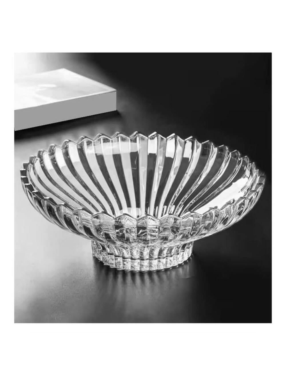 Glass Fruit Bowl or Decorative Bowl
12 inch Fruit Bowl or Center Bowl